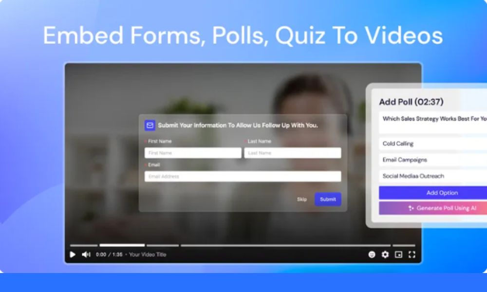 Embed forms polls