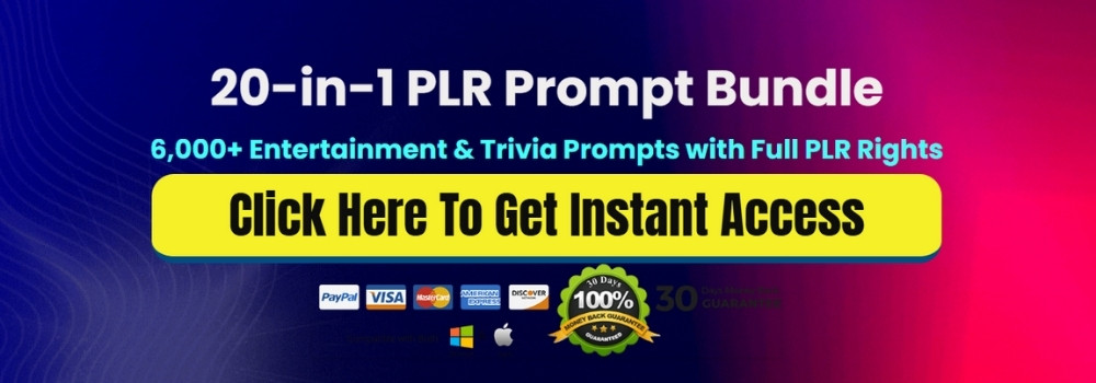 20-in-1 PLR Prompt Bundle