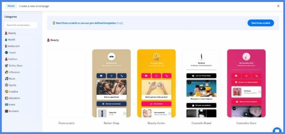 Build smart landing pages