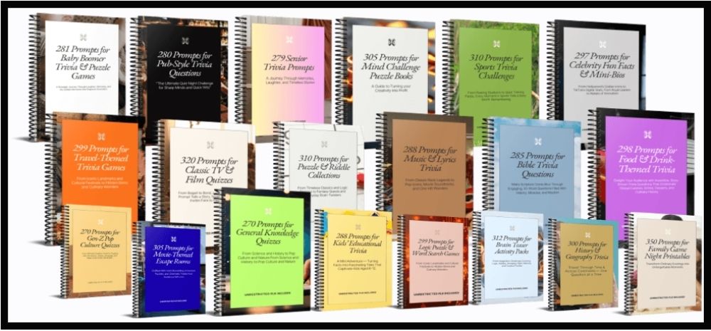 Get instant access to 6,000+ Entertainment & Trivia Prompts