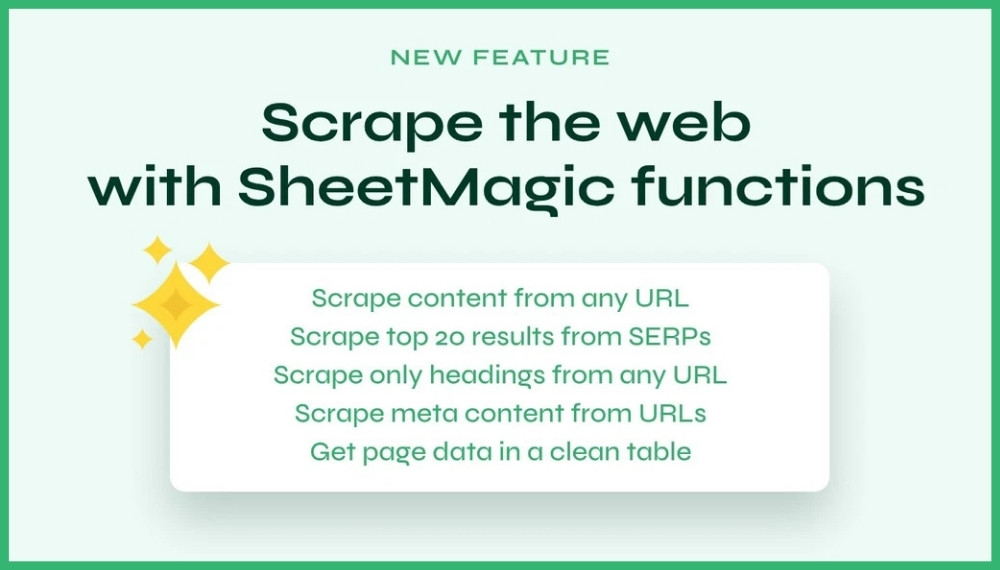 Scrape web pages & search engines to get information from live URLs!