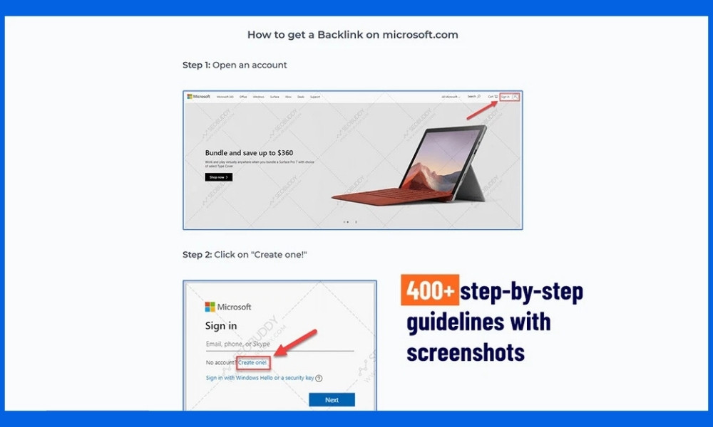 Step By Step Guidelines with screenshots